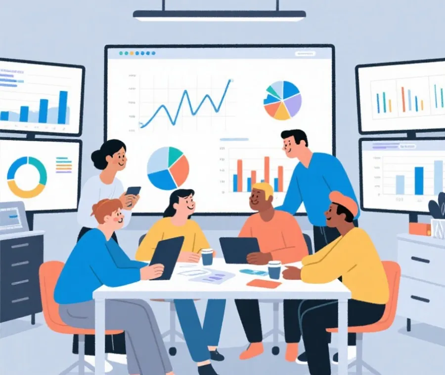 平台团队与内容服务理念示意图